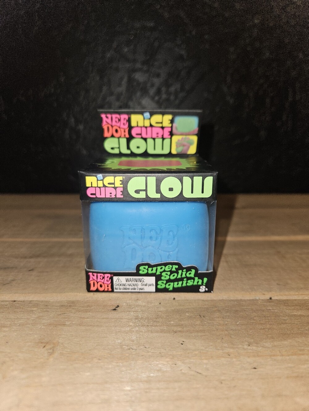 BLUE Needoh Nice Cube Glow